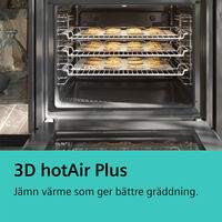 HQ574AER3 erillisuuni höyrytoiminnolla 60 × 60 cm, ruostumaton teräs