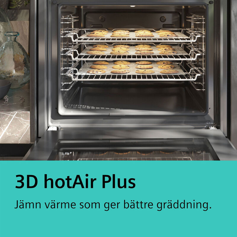 HQ574AER3 inbyggnadsugn 60 × 60 cm, rostfritt stål