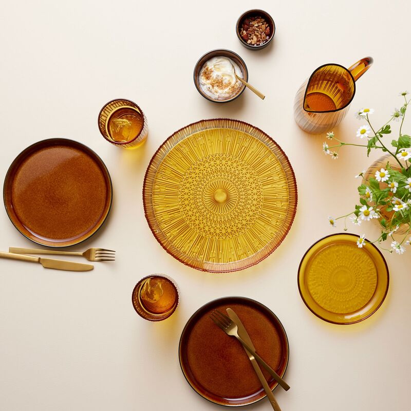 Kusintha  kahvilasi 38 cl 4 kpl, meripihka