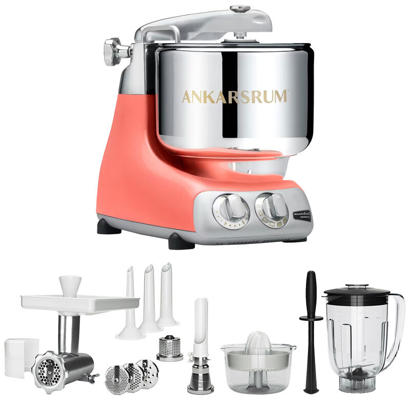 Ankarsrum Assistent Original AKM6230 Coral Crush + Deluxepaket
