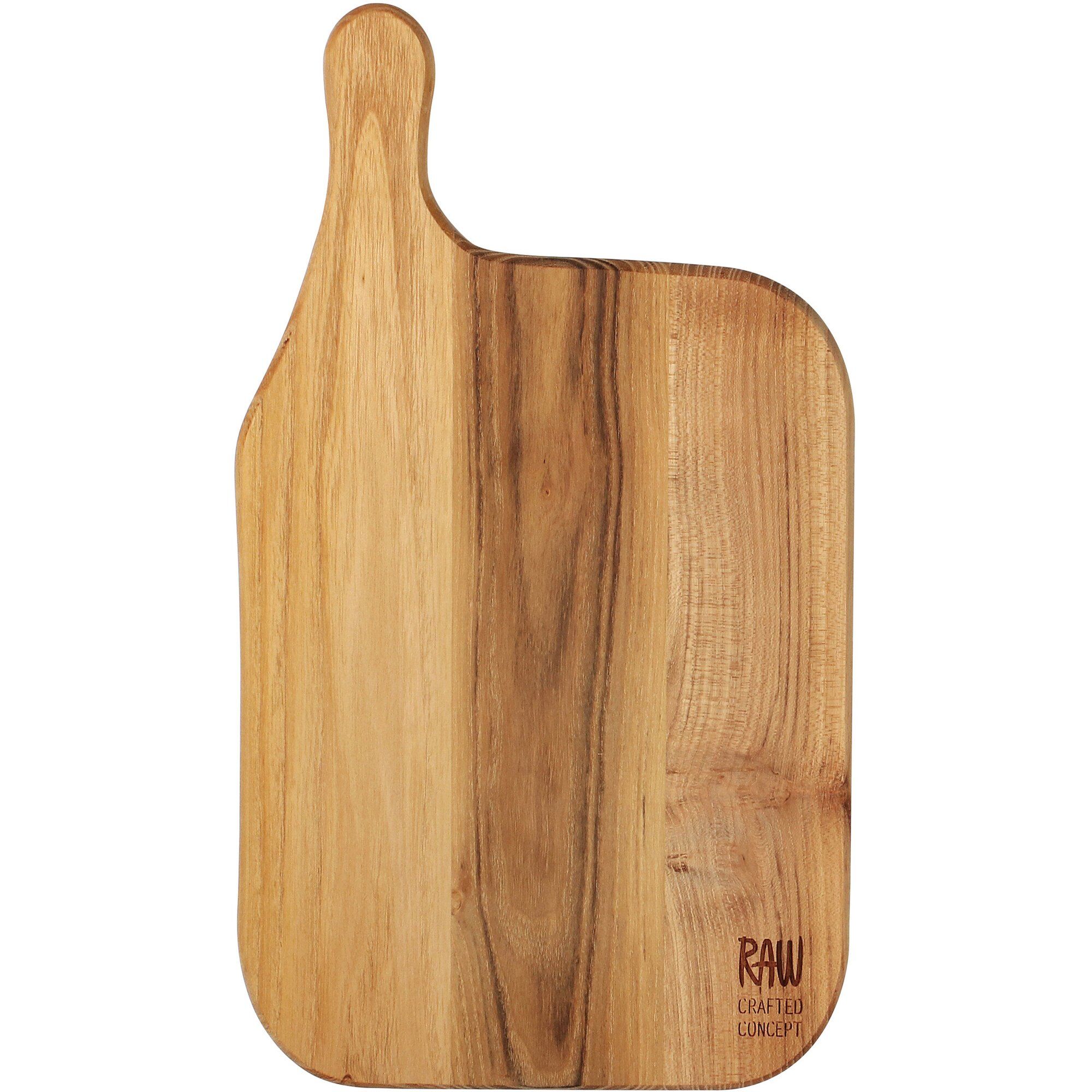 Aida Raw skjærefjøl teak 32x15 cm