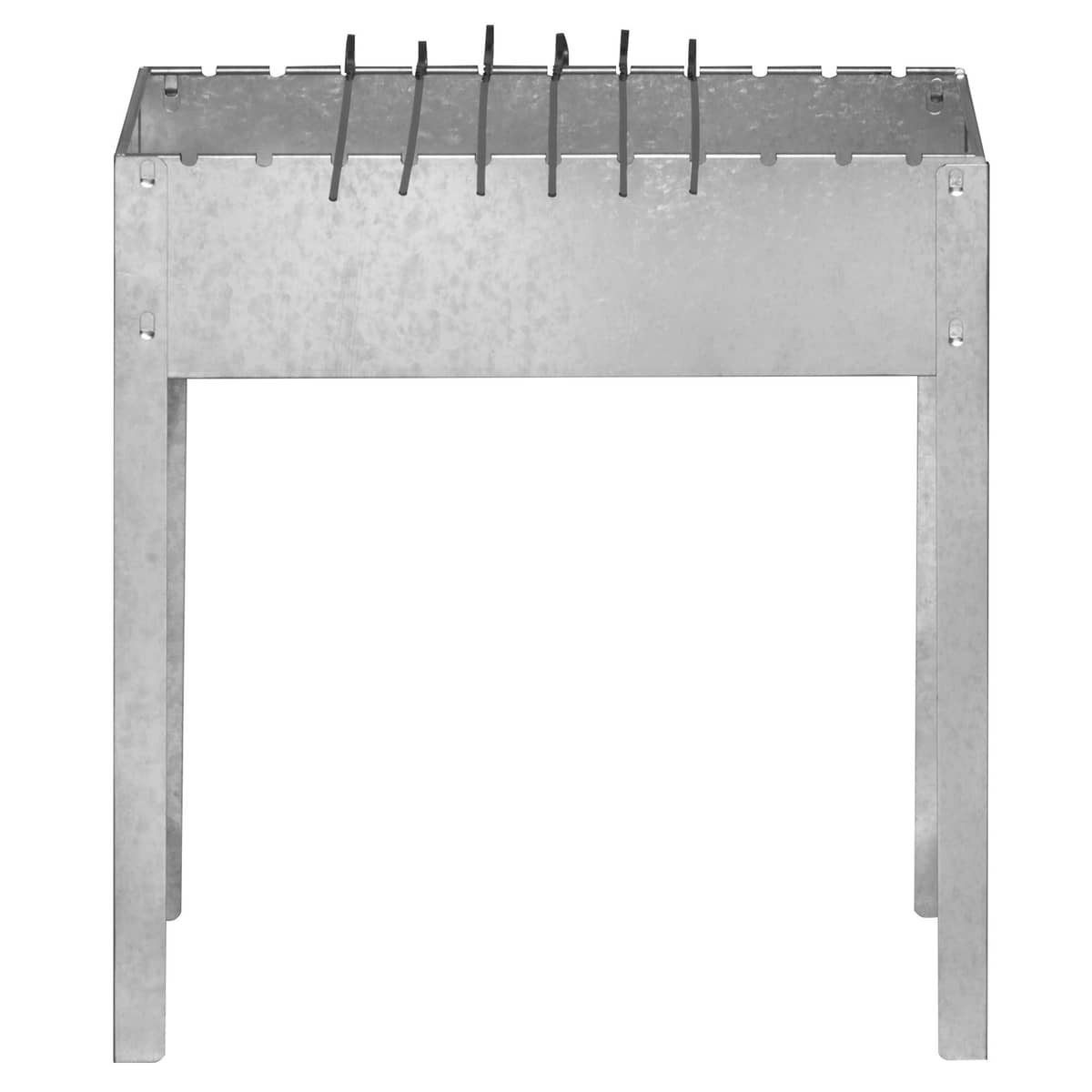Kolgrill med grillspett