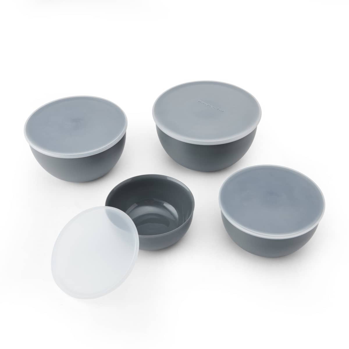 Kulhosetti kannella 4 kpl, charcoal grey