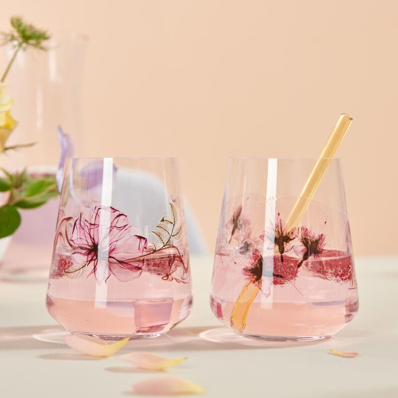 Sommersonett vattenglas 2-pack