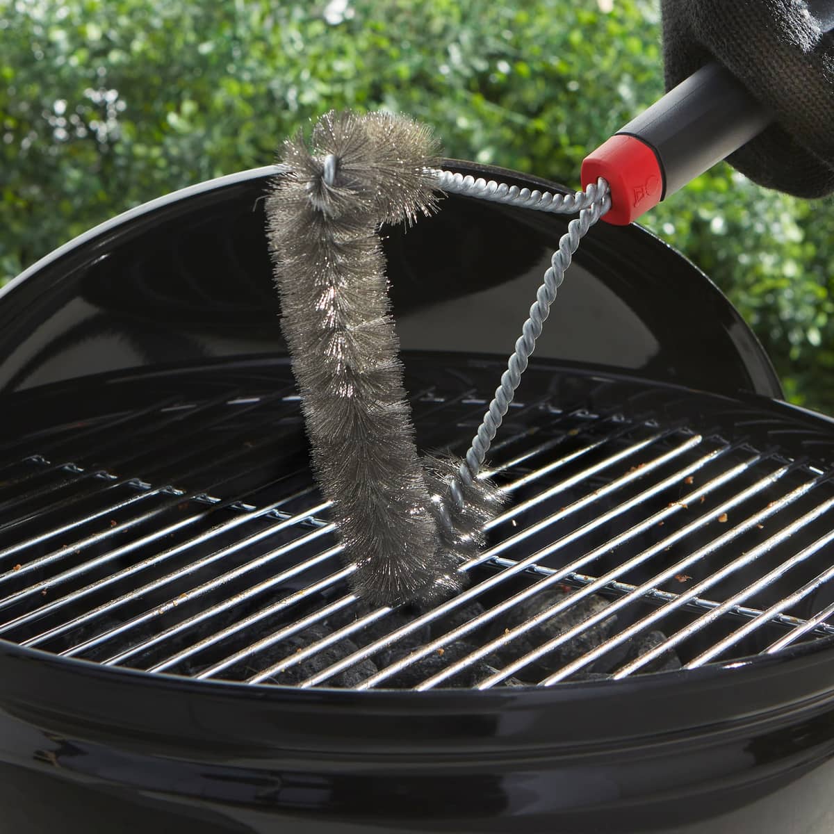 Tresidet Grillbørste, 30 cm.