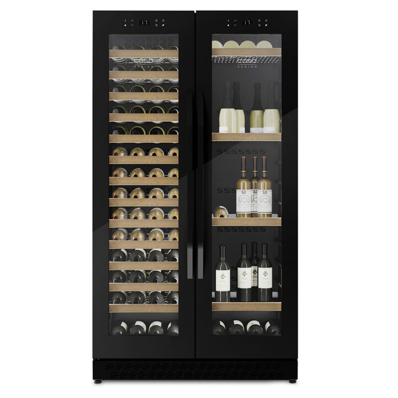 674 WineChef Duo vinkøleskab 122 flasker, sort