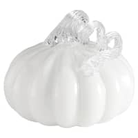 Græskar 10 cm, hvid