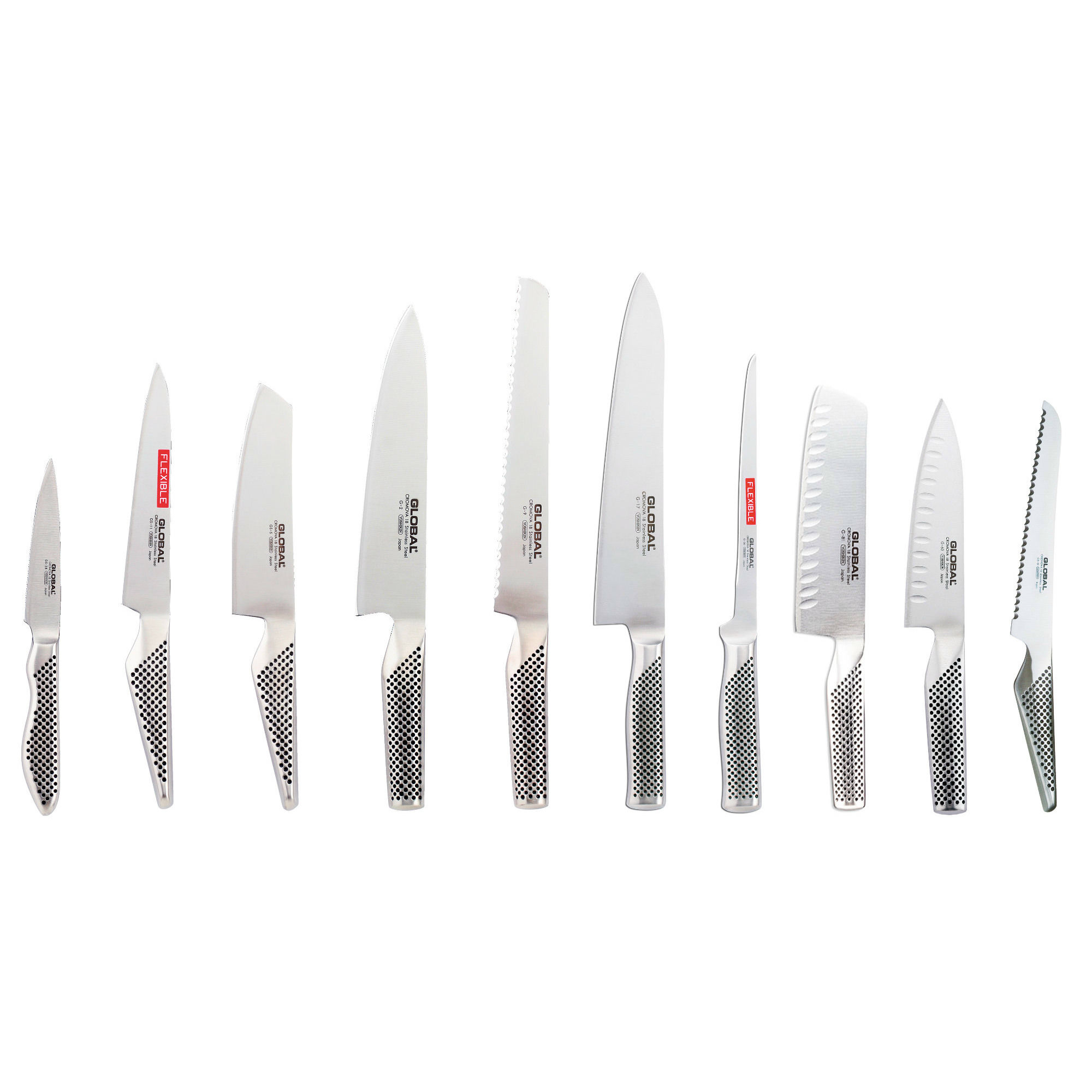 Knivsett med 10 Kniver