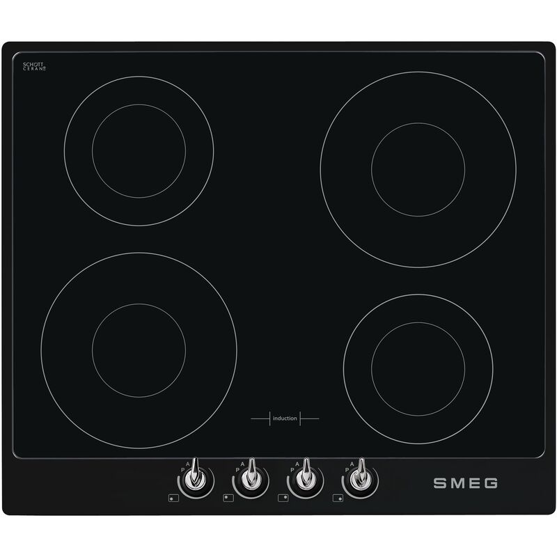 60cm Victoria Induktionskogeplade m. Ramme, Sort
