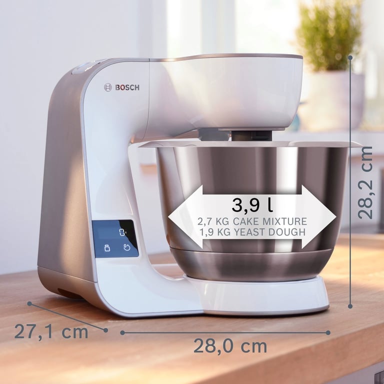MUM5XW20 kjøkkenmaskin, 1000 W, hvit/champagne