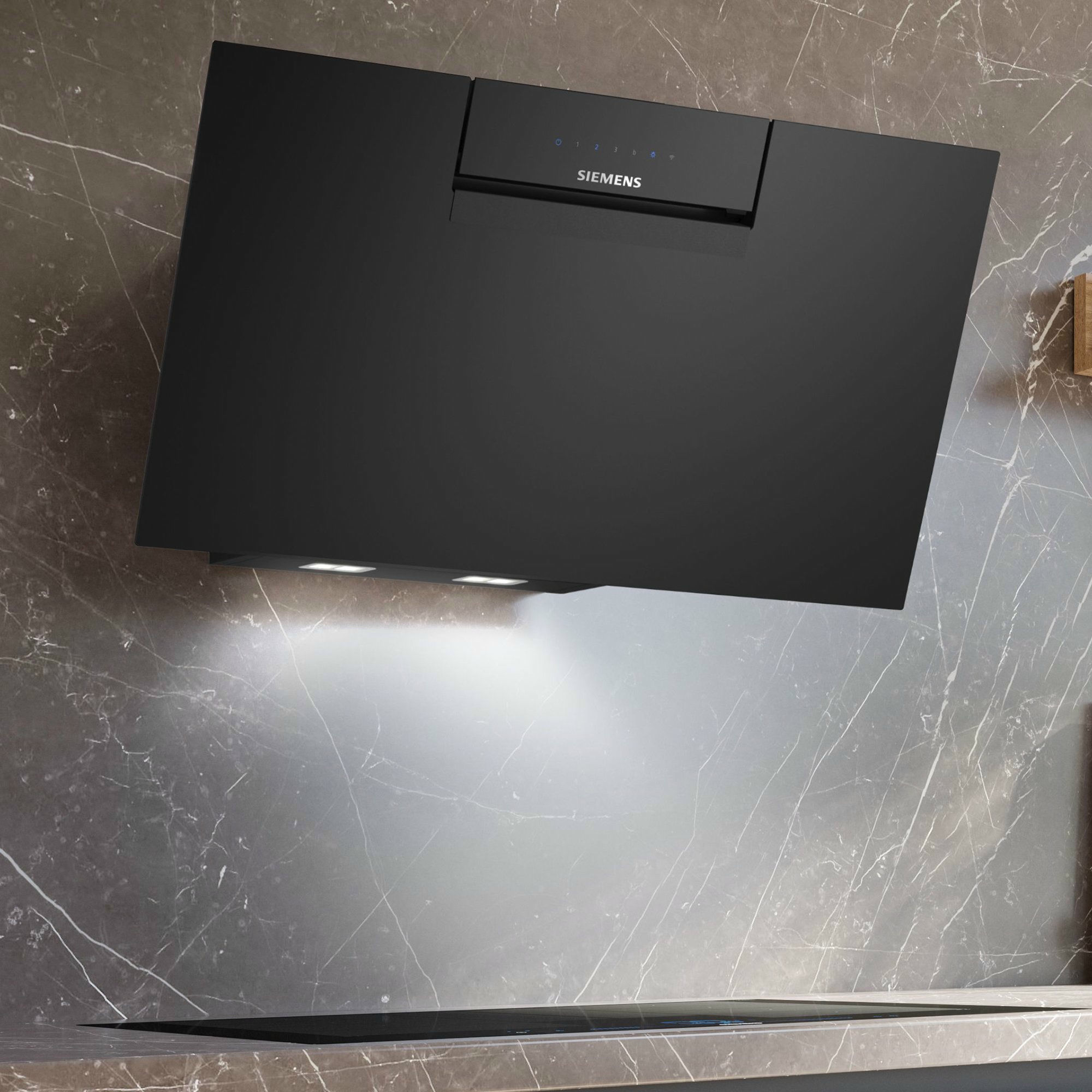 Alternativ bild 1 för Siemens LC87KFN60 iQ300 vägghängd köksfläkt