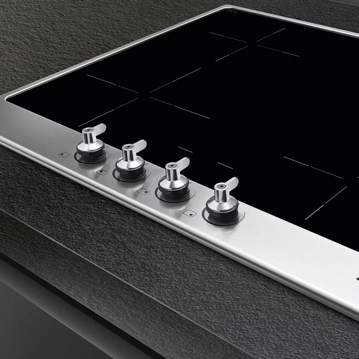 Classic Inbyggnadsugn med induktionshäll 60 cm, rostfritt stål