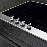 Classic Inbyggnadsugn med induktionshäll 60 cm, rostfritt stål