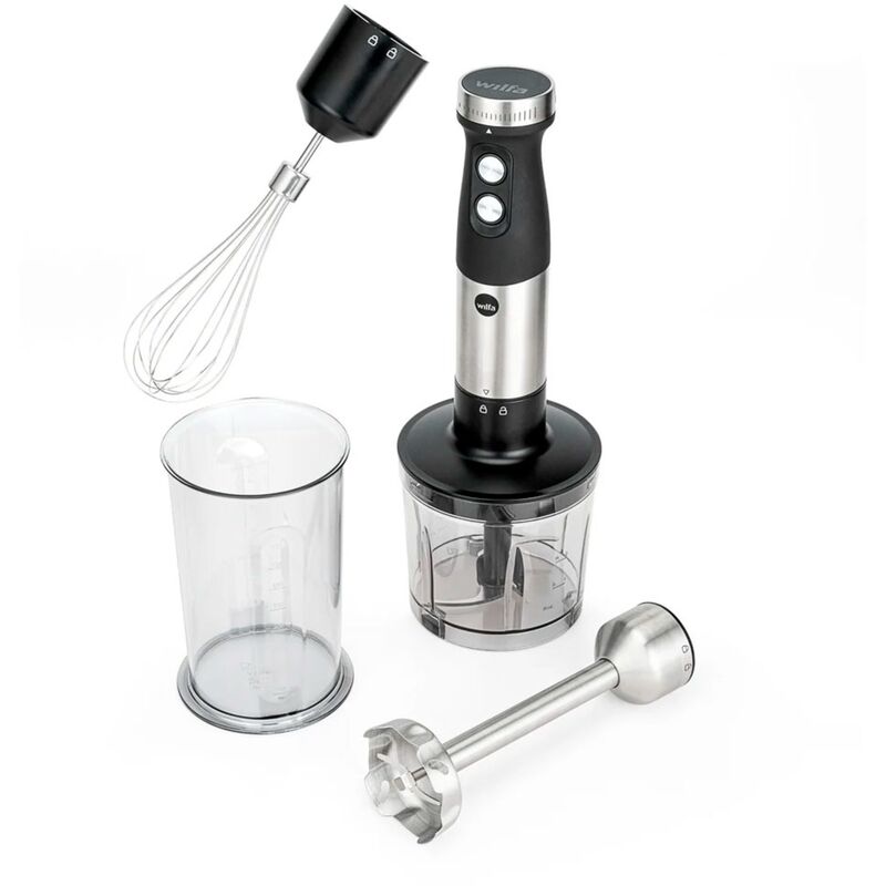 Fusion SM2B-1000FP sauvasekoitinsetti, hopea/musta