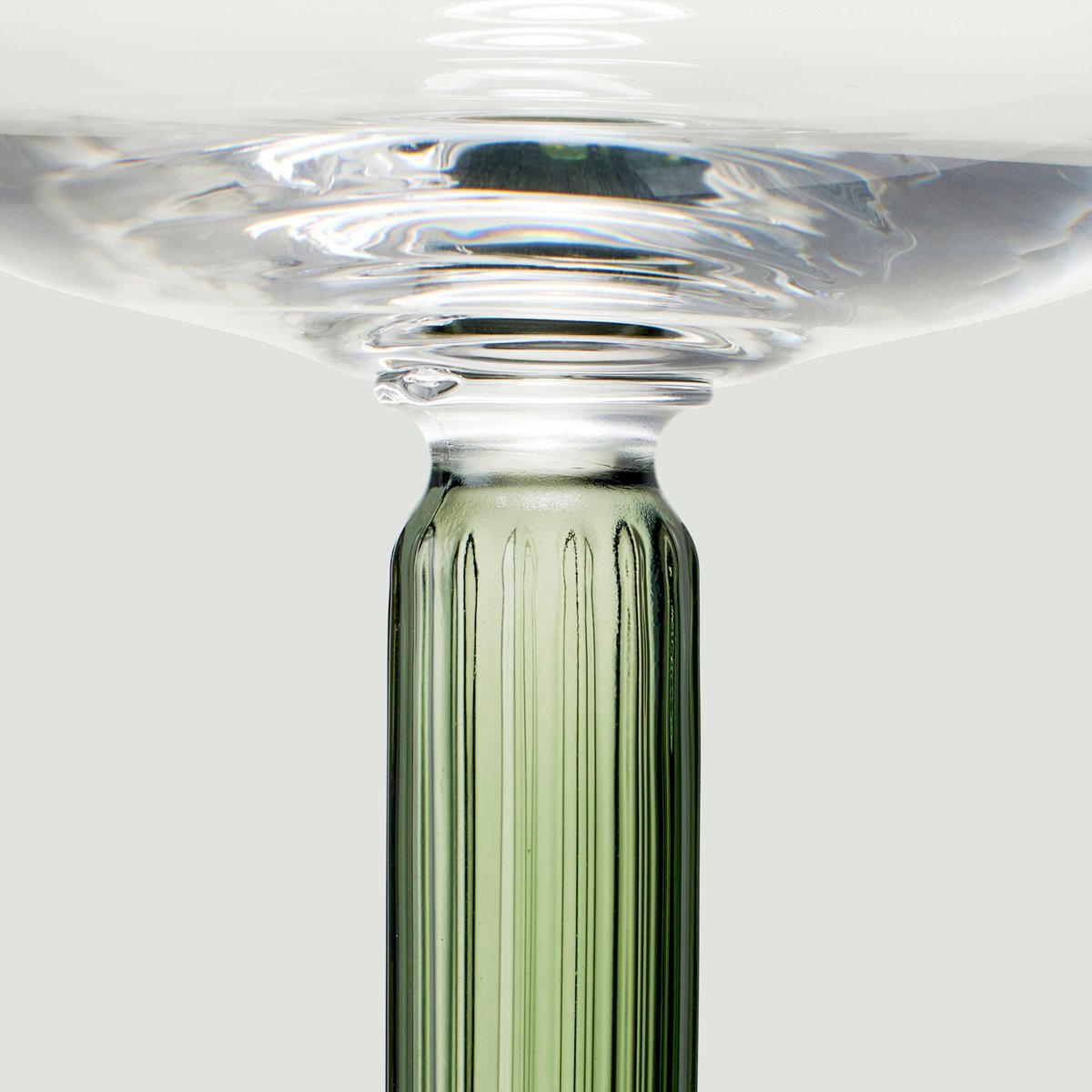 Hammershøi rødvinsglass Ø 9,5 cm 2 stk, grønn