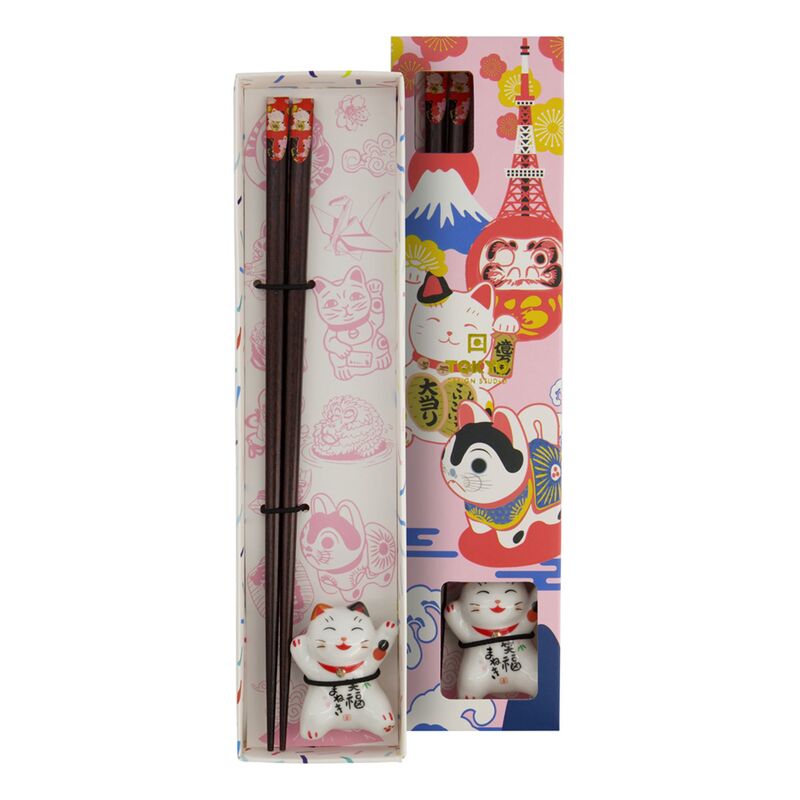 Spisepinde gavesæt, rød