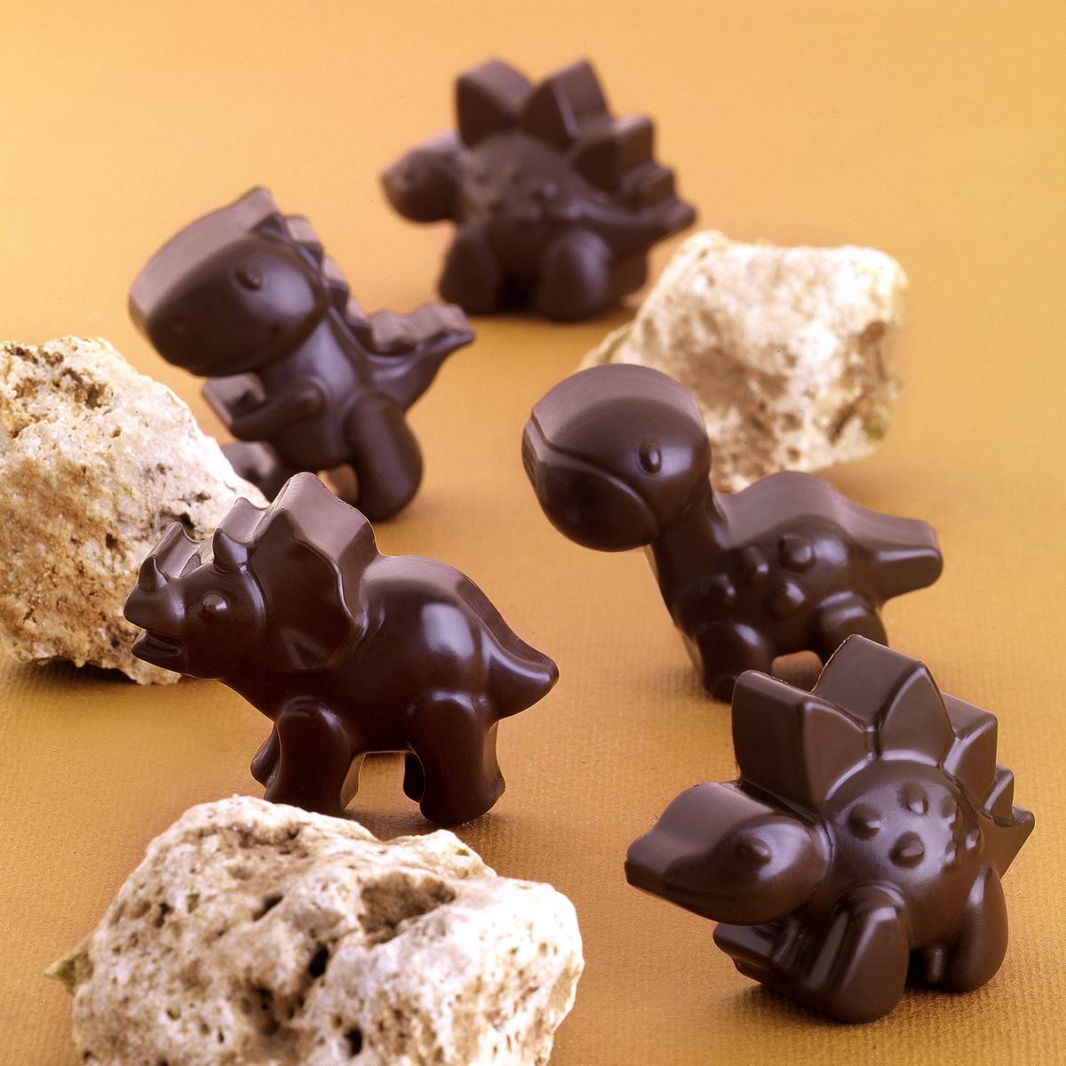 Easy Choc Konfektform silikon, Dino