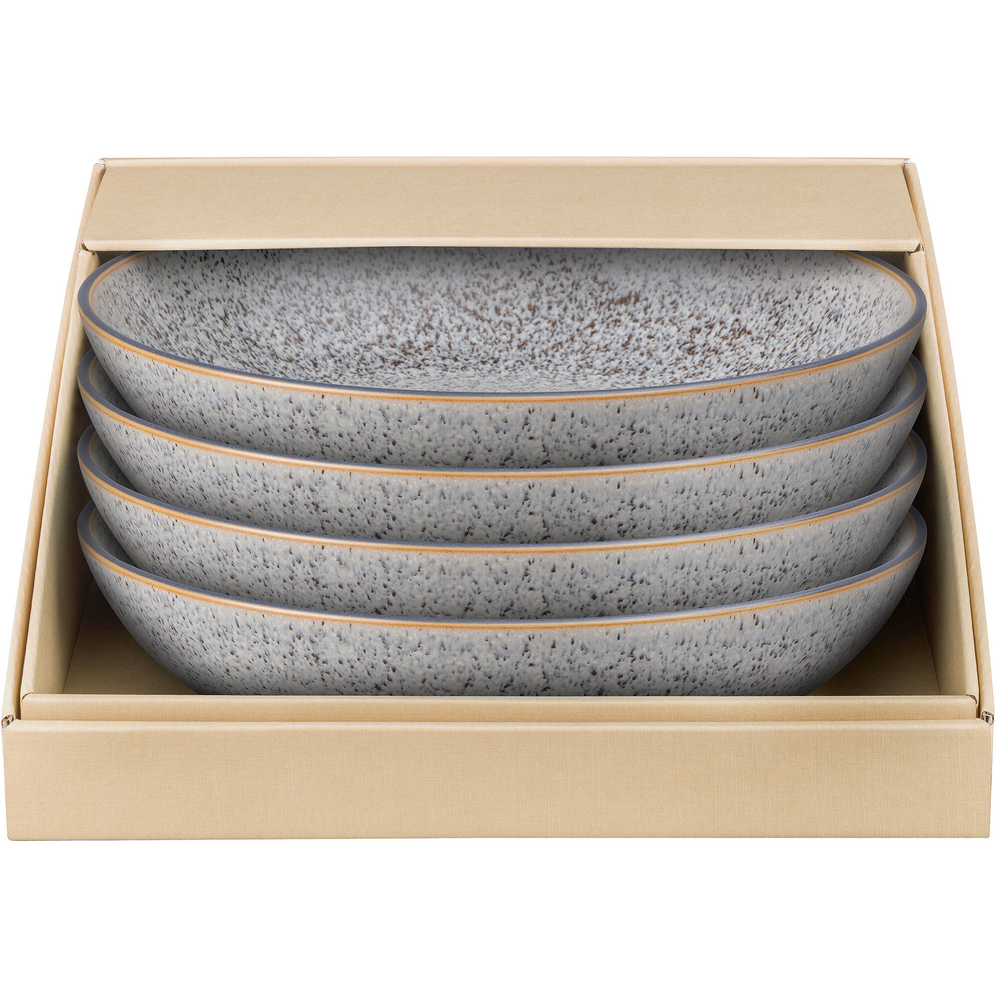 Alternativ bild 1 för Denby Studio Grey Pastaskål 22 cm, 4-Pack