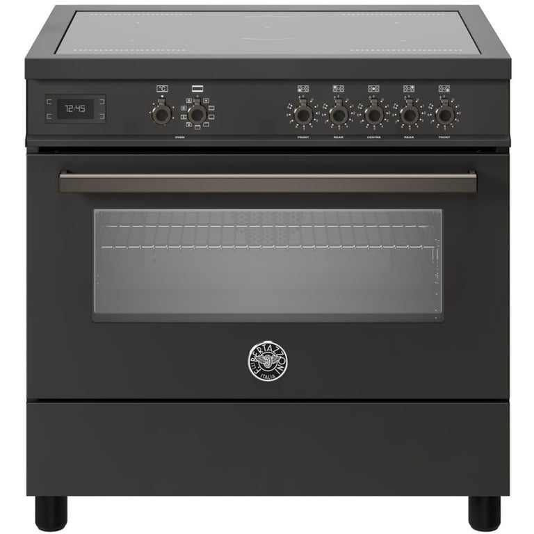 PRO95I1ECAT Professional induksjonskomfyr med ovn 90 cm, matt svart