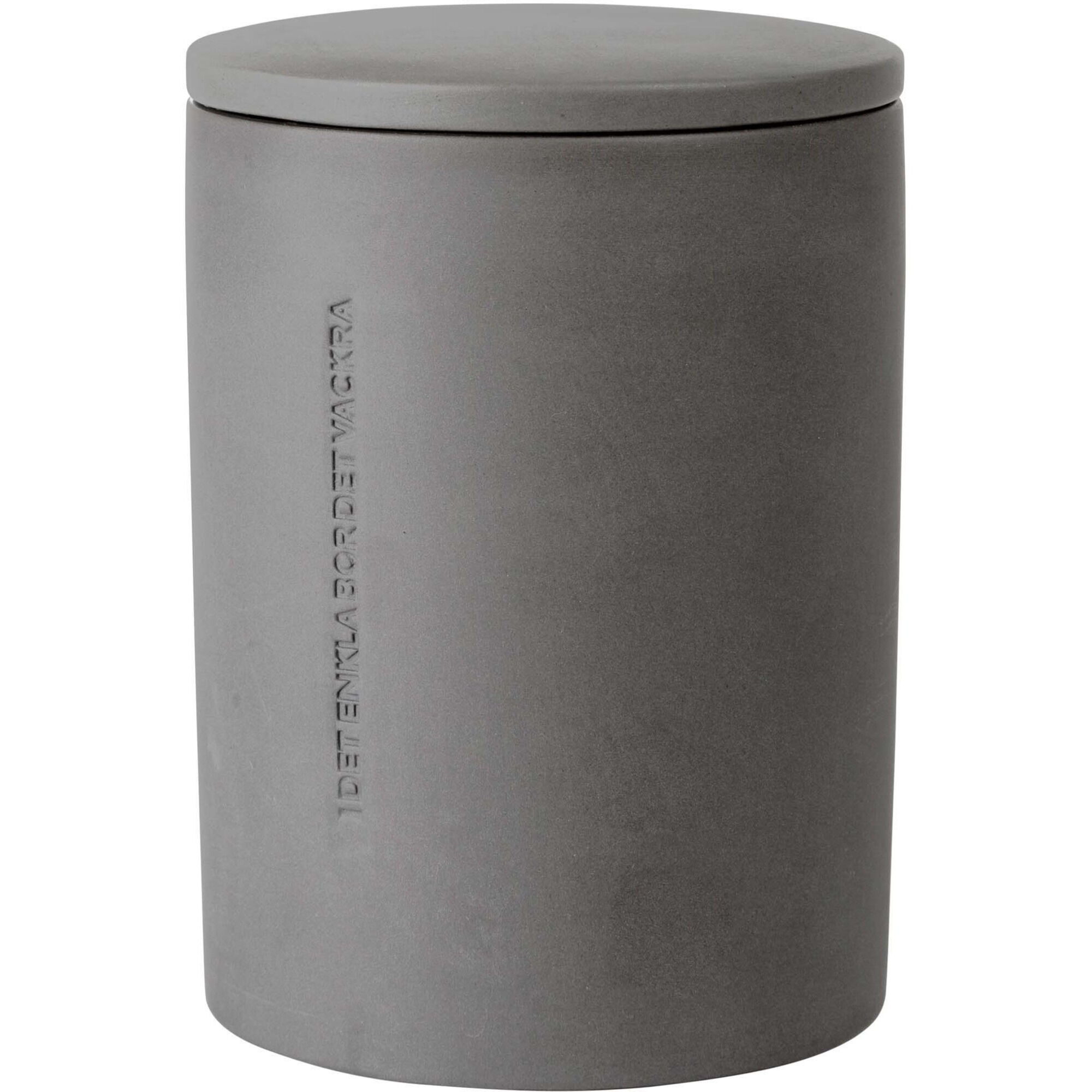 Förvaringsburk 17 cm Grå