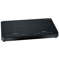 DK 1027 induktionsplatta 2 zoner, svart