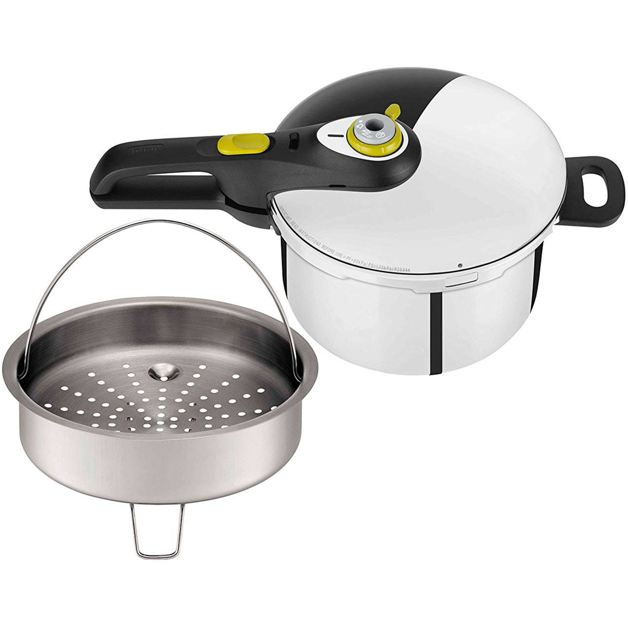 Alternativ bild 1 för Tefal Secure 5 Neo Tryckkokare 6 liter med Ångkorg
