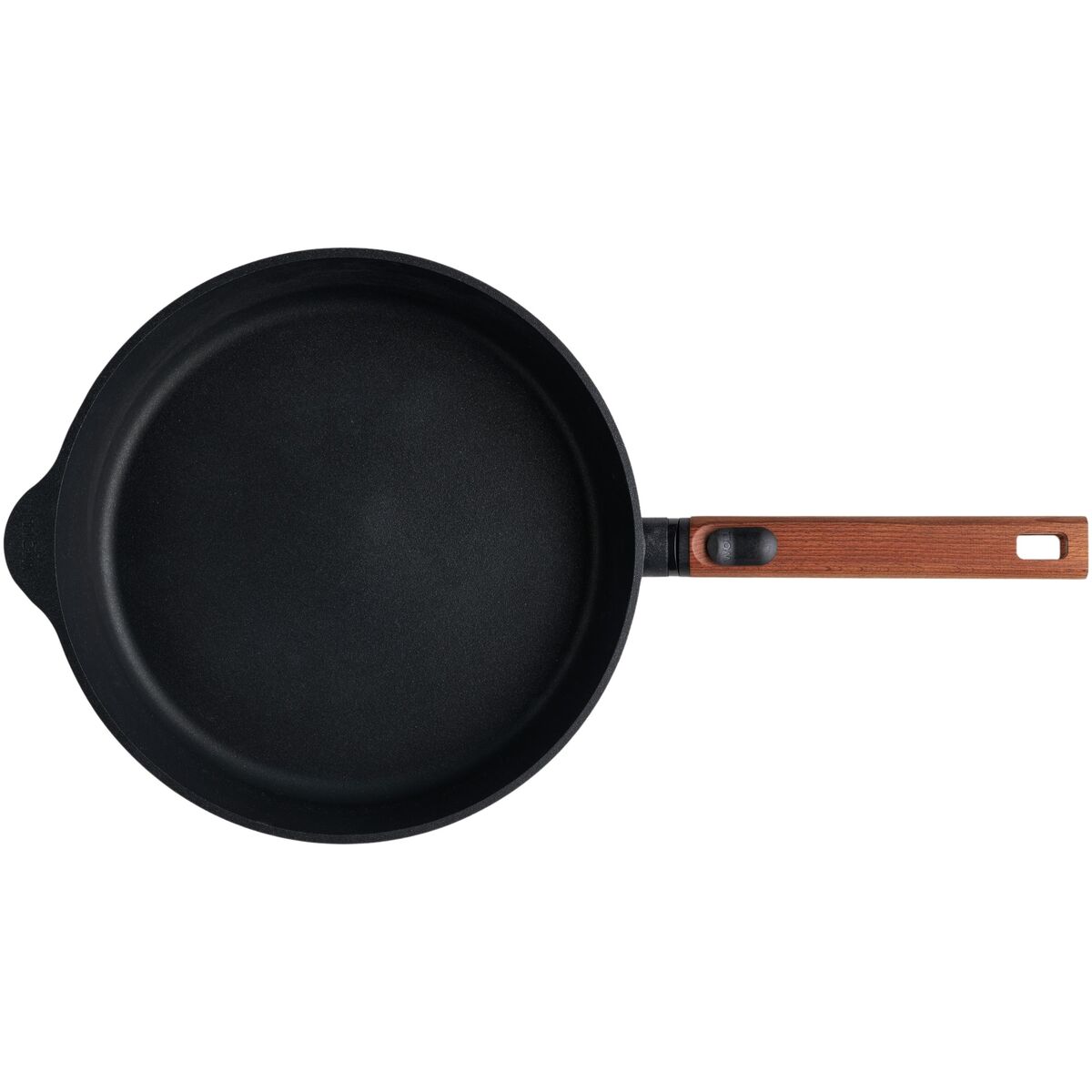Woll Eco Logic QXR sautépanne 28 cm med avtagbart trehåndtak