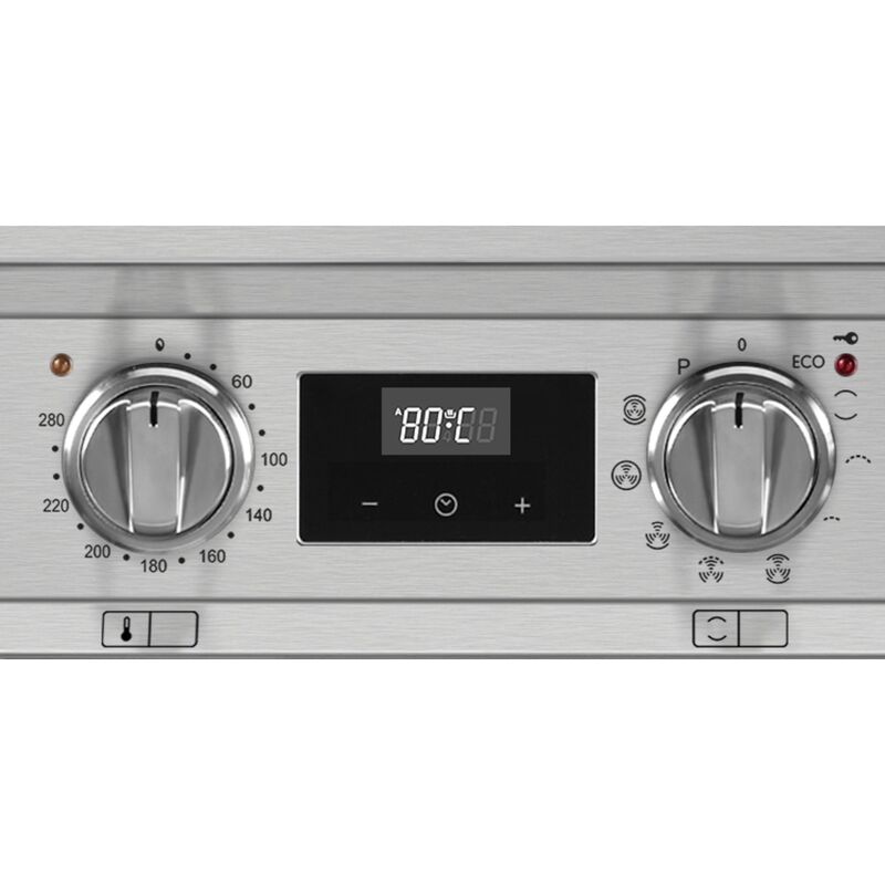 CPF120IGMPX Portofino gas-/induktionsspis, rostfritt stål