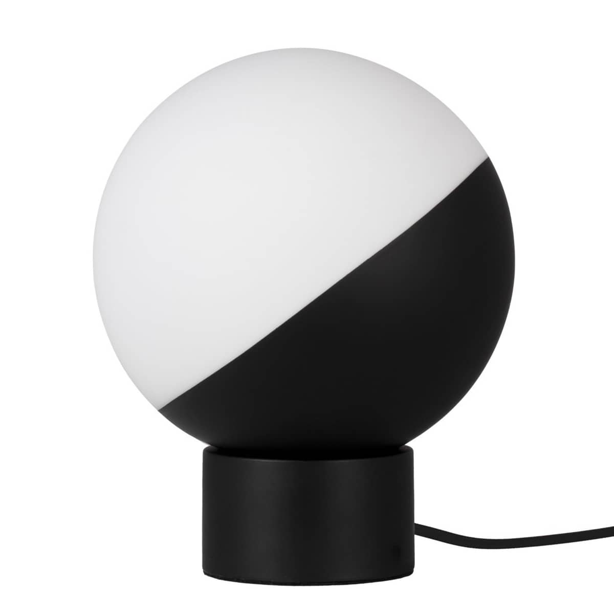 Contur bordlampe, 20 cm, sort/hvid