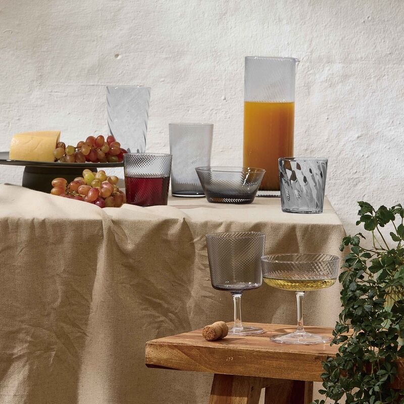 RAW Unique Swirl skål Ø12,5 cm, grå