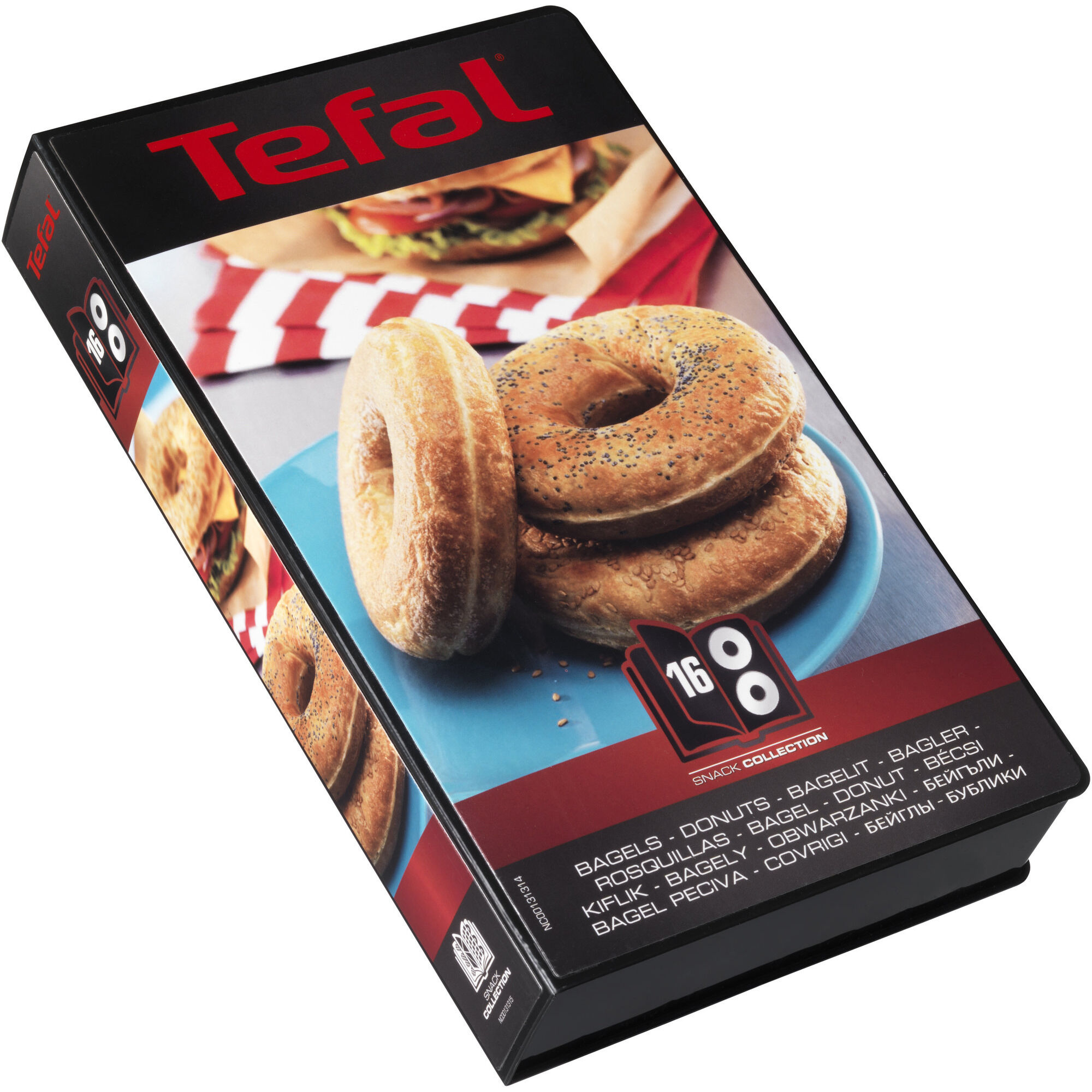 Produktfoto för Tefal Snack Collection plattor: Bagels / donuts (16)