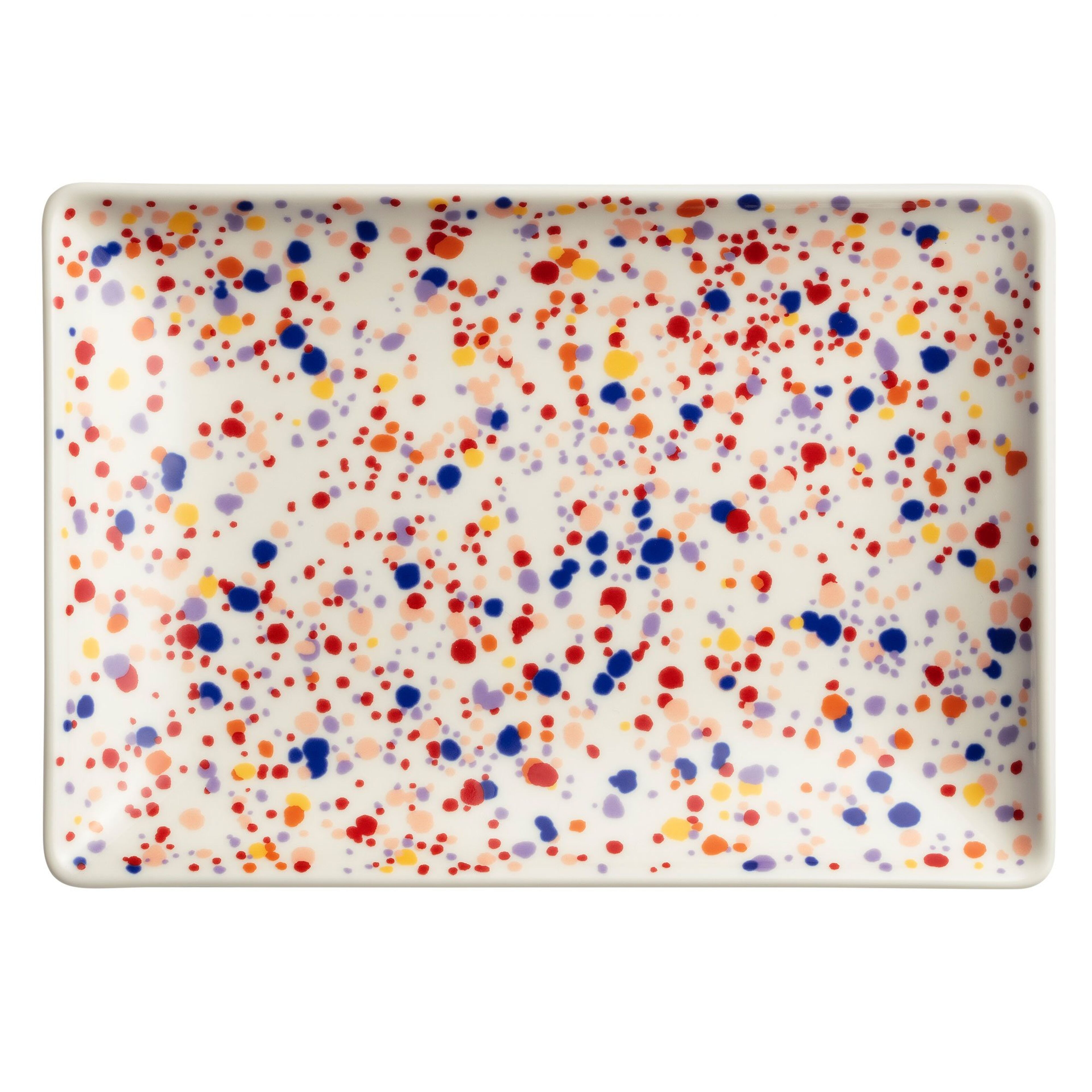 Oiva Toikka Collection Helle A5 tallrik 15 x 21 cm, blå-brun