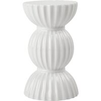 Tura värmeljusstake, 14 cm, vit