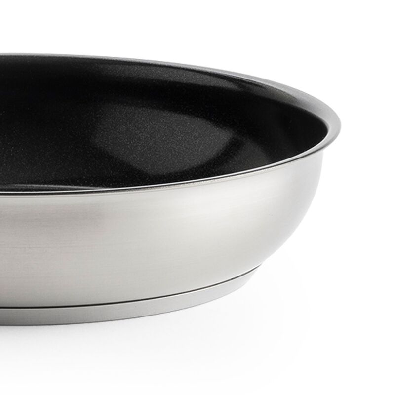 Set med stekpannor 20 cm + 28 cm, rostfritt stål