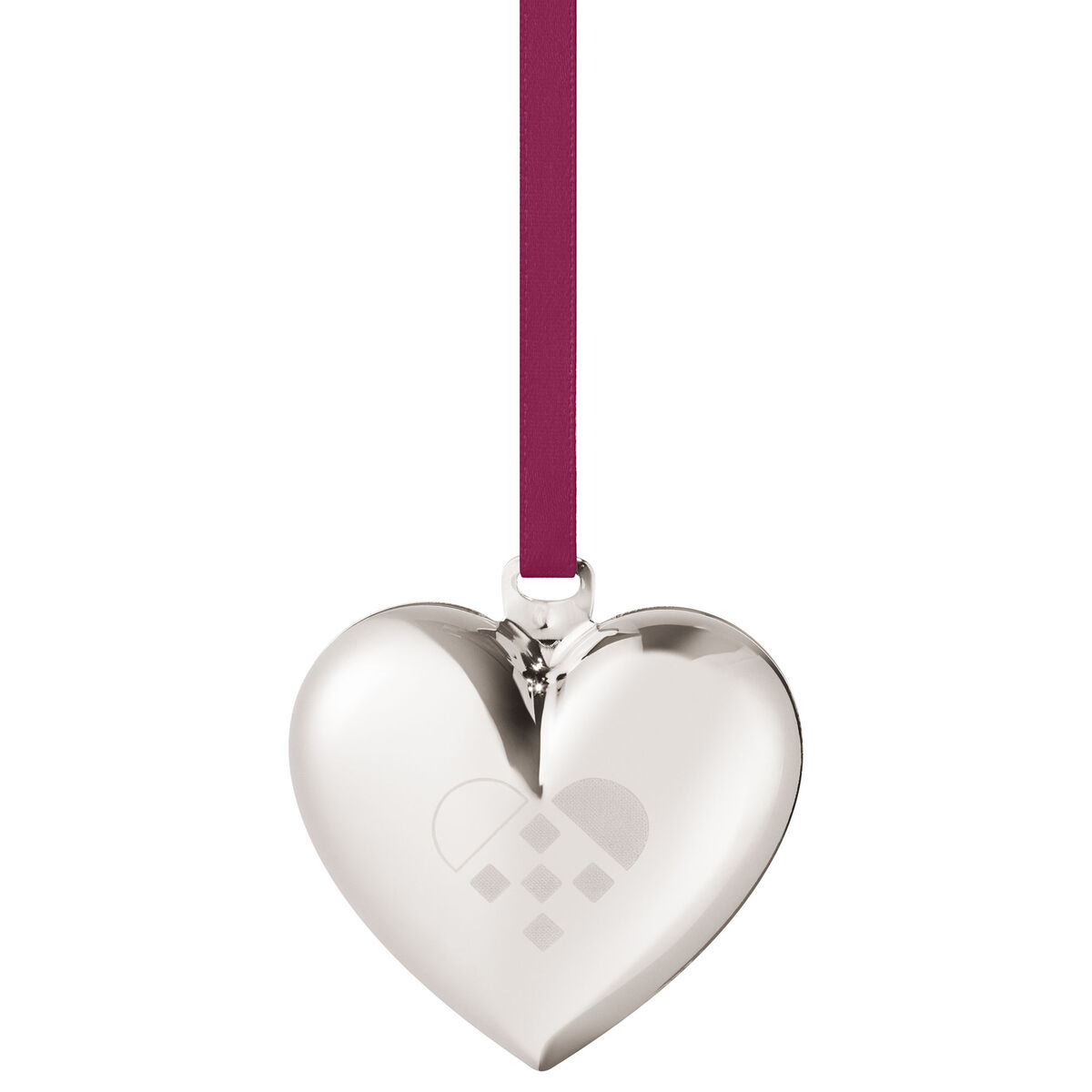 Georg Jensen CC 2025 Hjerte julepynt, palladiumbelægning