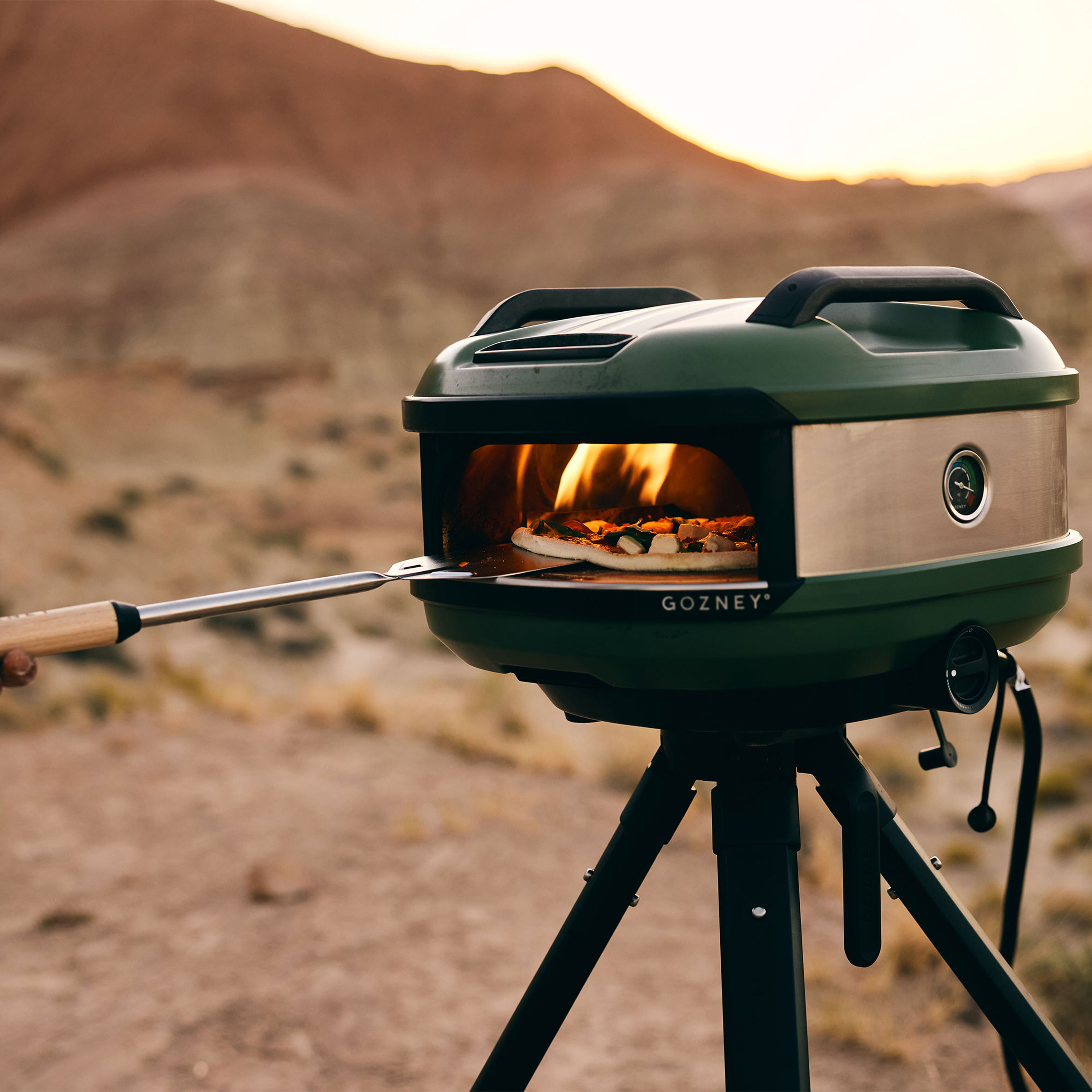 Tread pizzaugn 30 cm, olivgrön