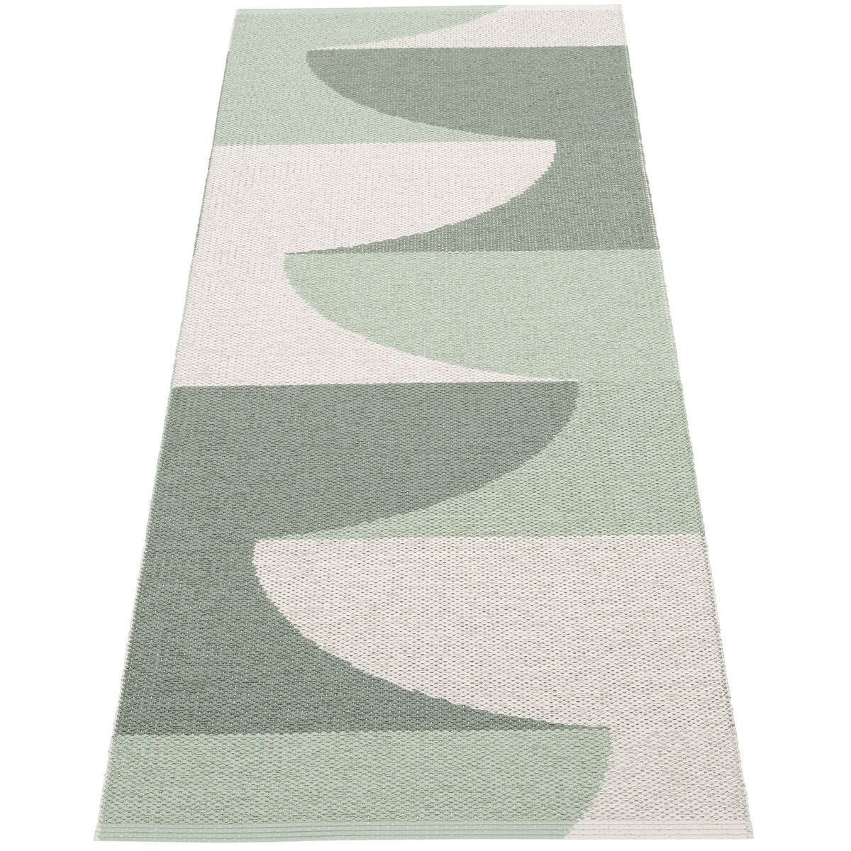 Pappelina Hill matto 70 × 180 cm, ermy/mint/grey