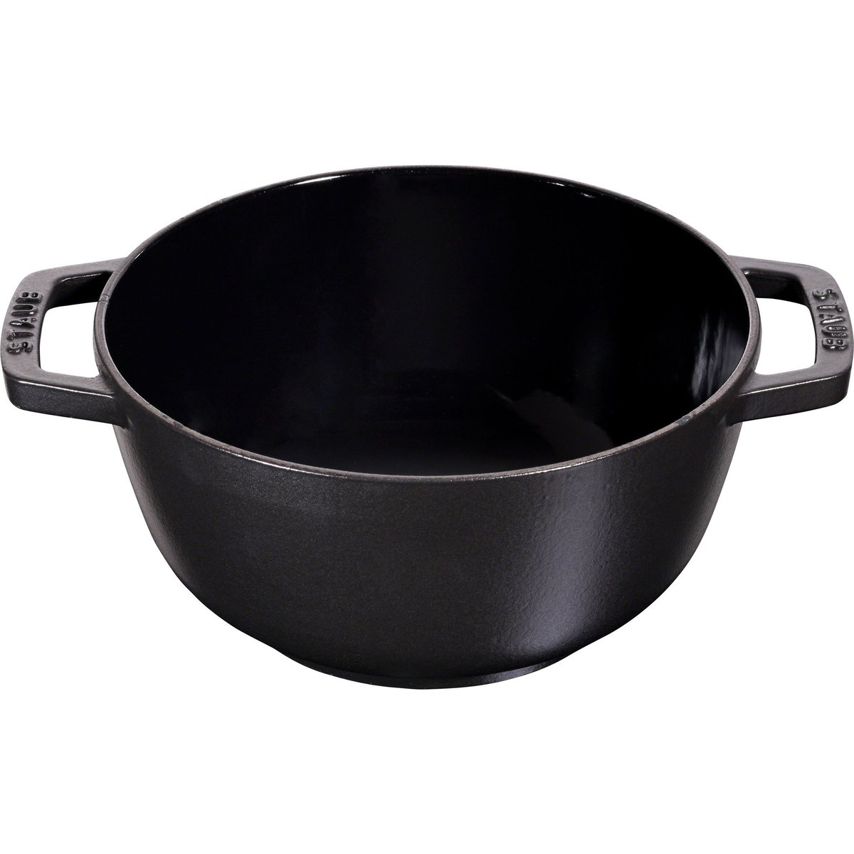 Fondue Sett 20 cm Svart med Blank Innside