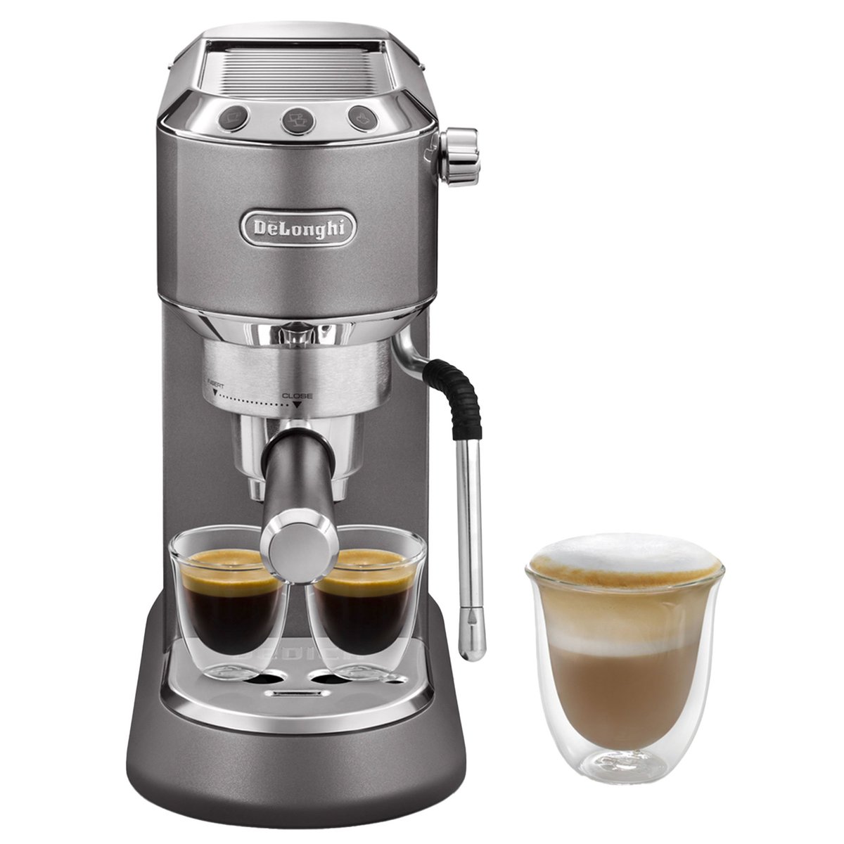 EC885 Dedica Arte espressomaskin, grå