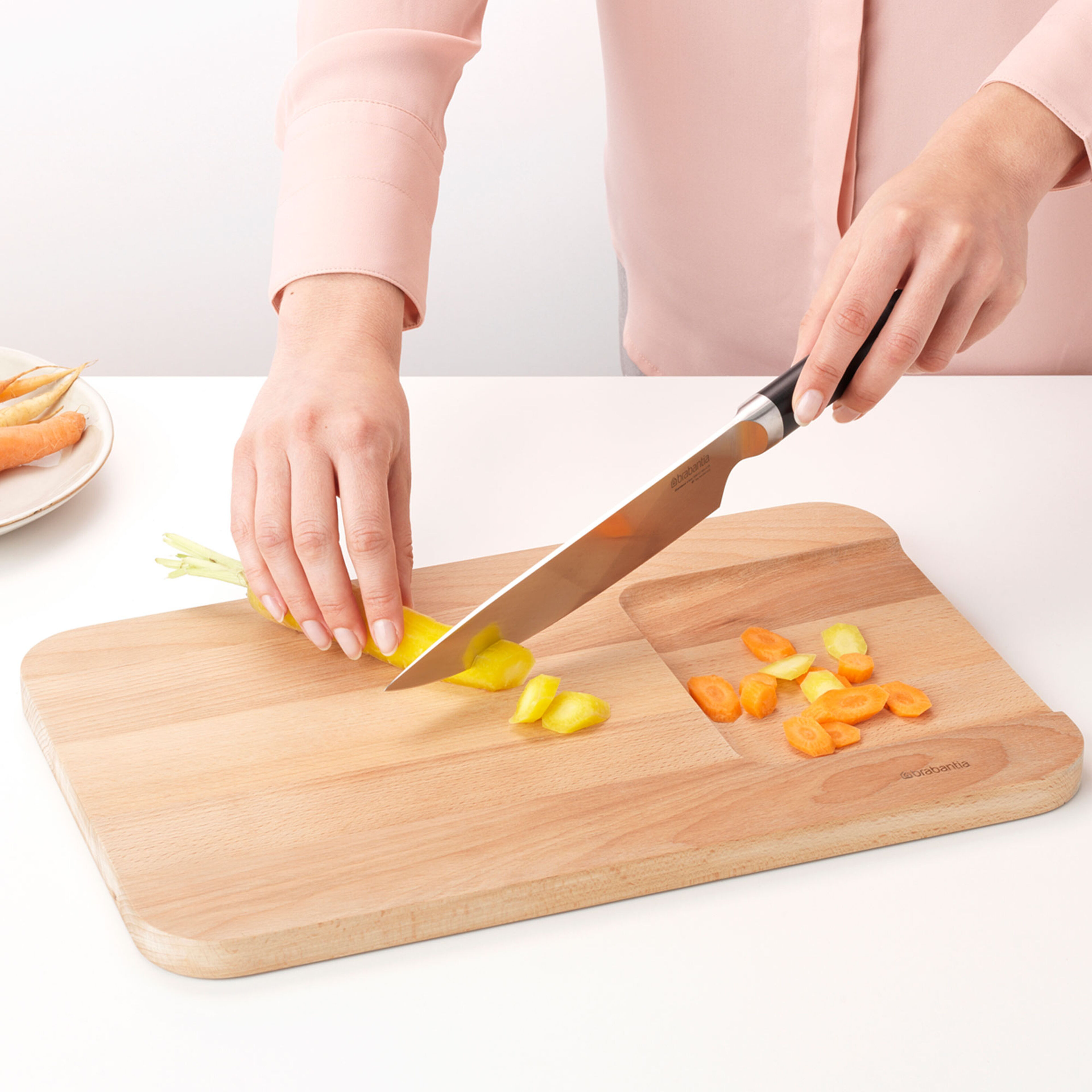 Profile skjærefjøl til grønnsaker, bøk