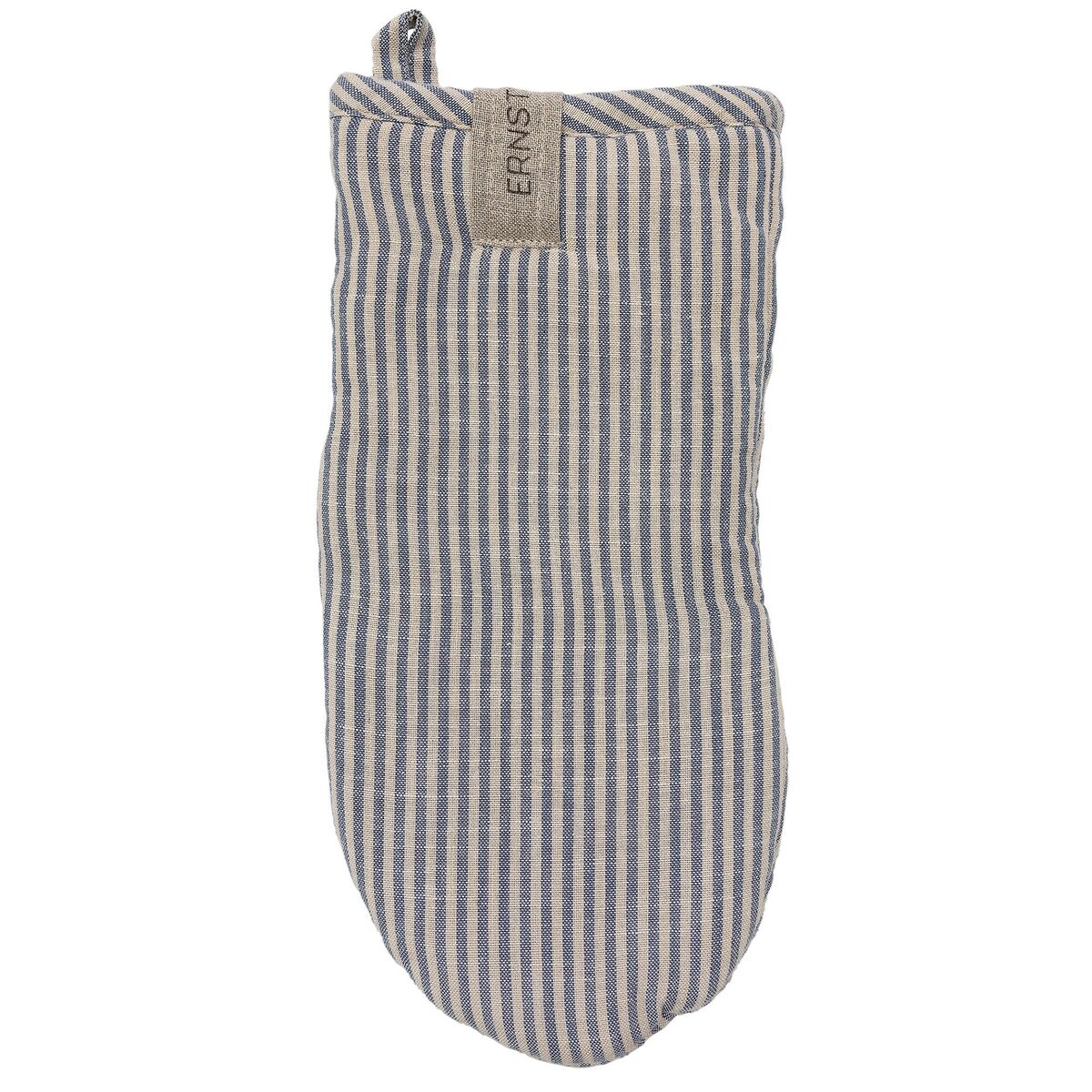 Grillvante randig, blå/beige