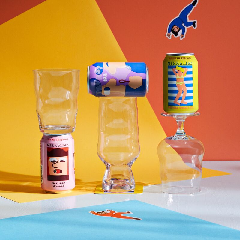 Mikkeller Pint ølglas 40 cm 2-pak