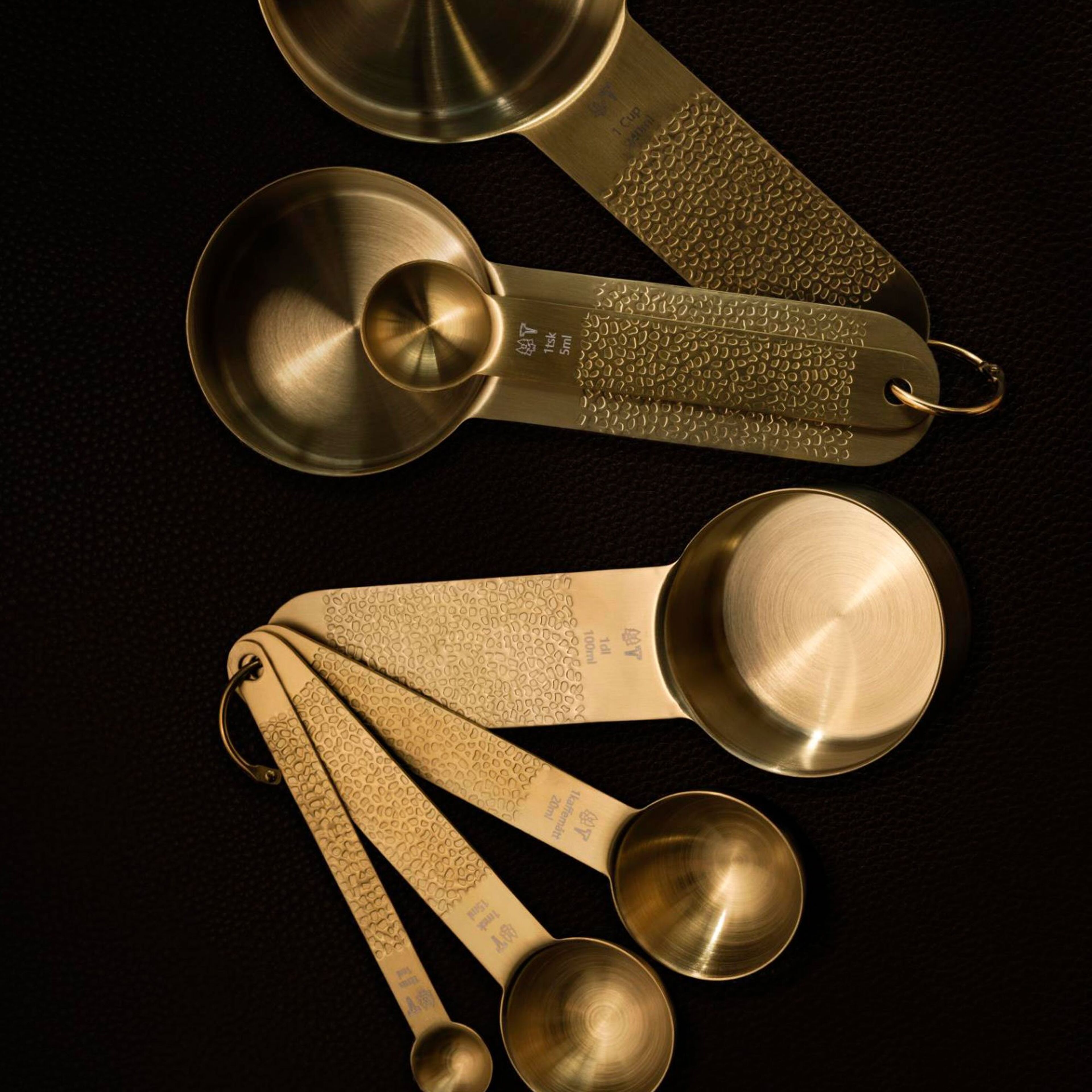 Vargen & Thor Frost målesett 7 deler, messing