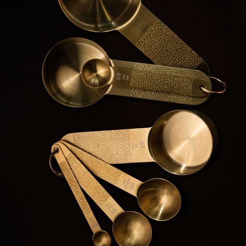 Vargen & Thor Frost målesett 7 deler, messing