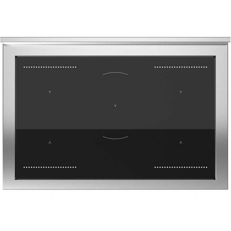 PRO95I2EXT Professional induksjonskomfyr med dobbelovn 90 cm, Rustfritt Stål