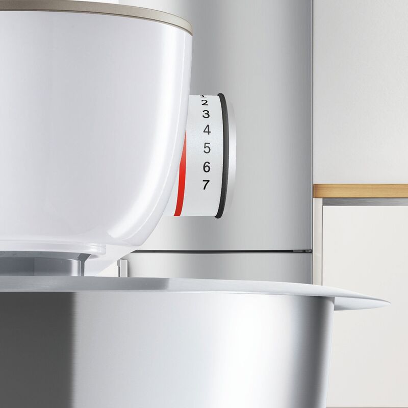 Serie 4 MUM5XW20 köksmaskin, 1000 W, vit/champagne