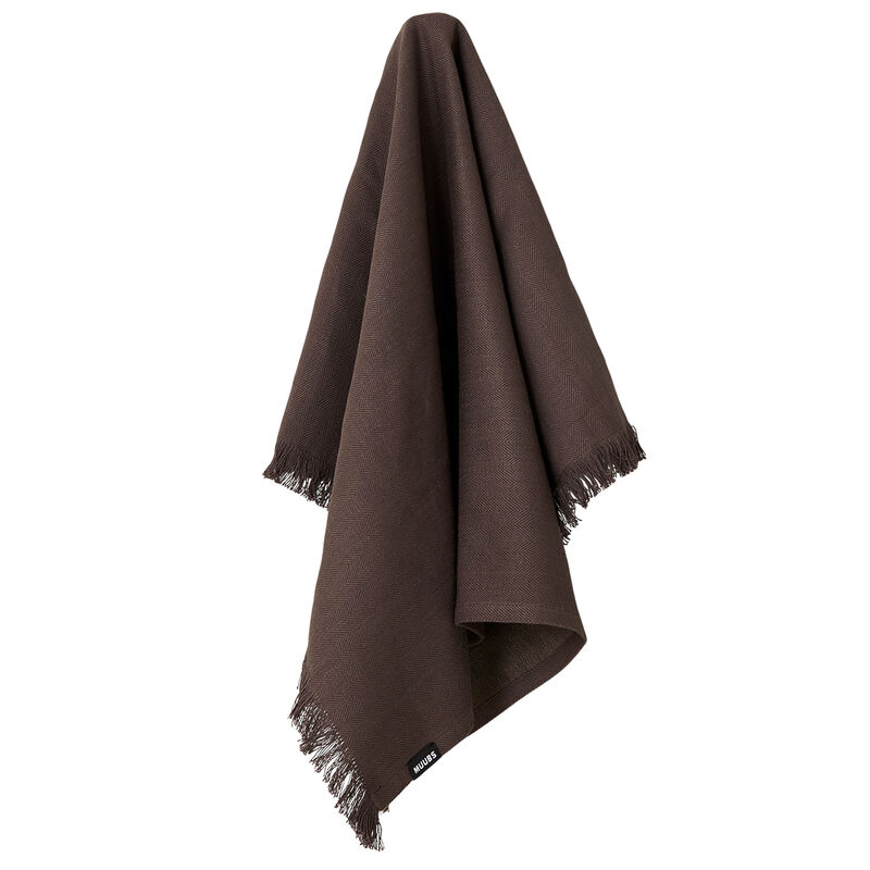 Umami kökshandduk, brun/svart