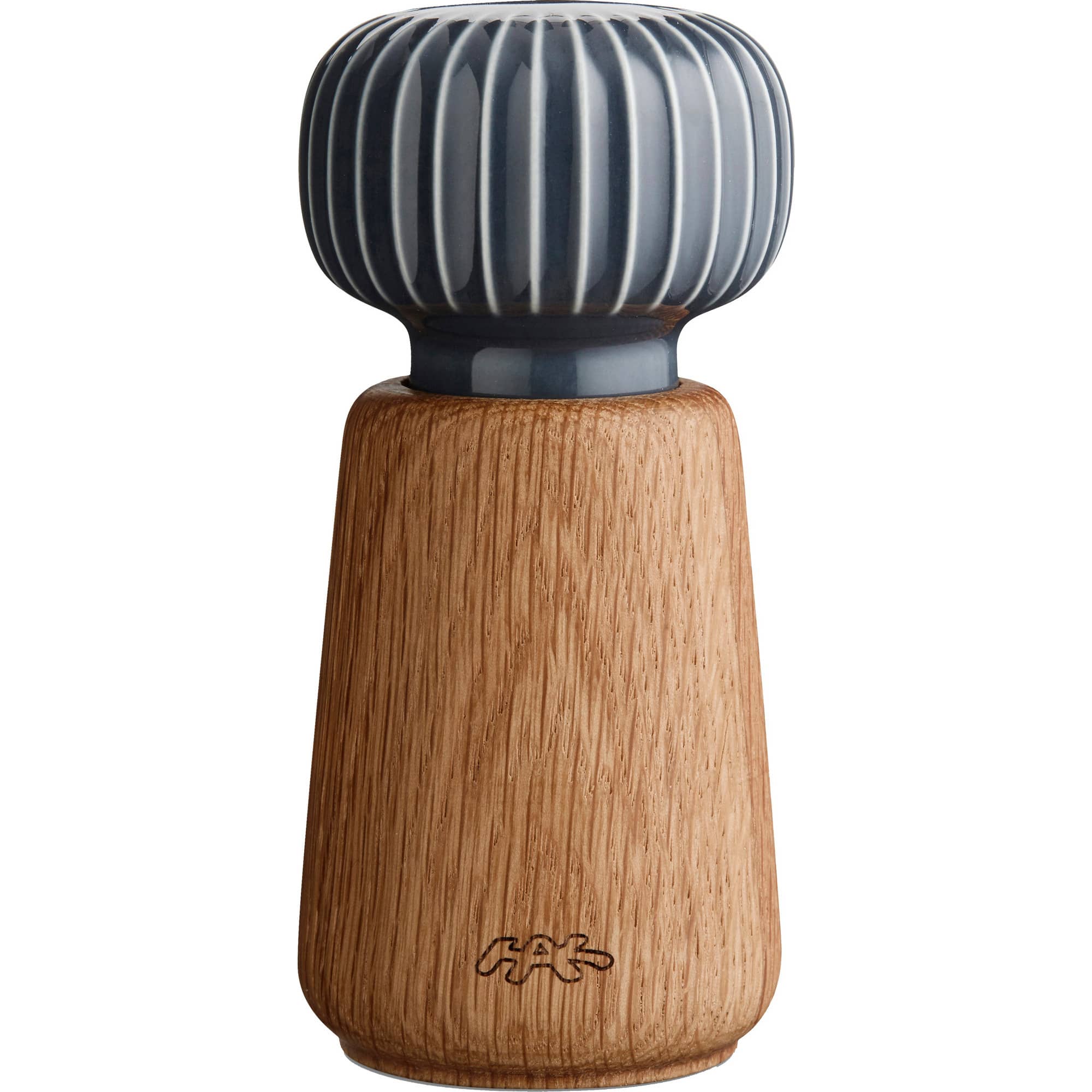 Produktfoto för Kähler Hammershøi Salt- och Pepparkvarn 130 mm antracitgrå