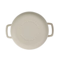 Valurautapata kannella 24 cm/3,8 litraa, hiekka