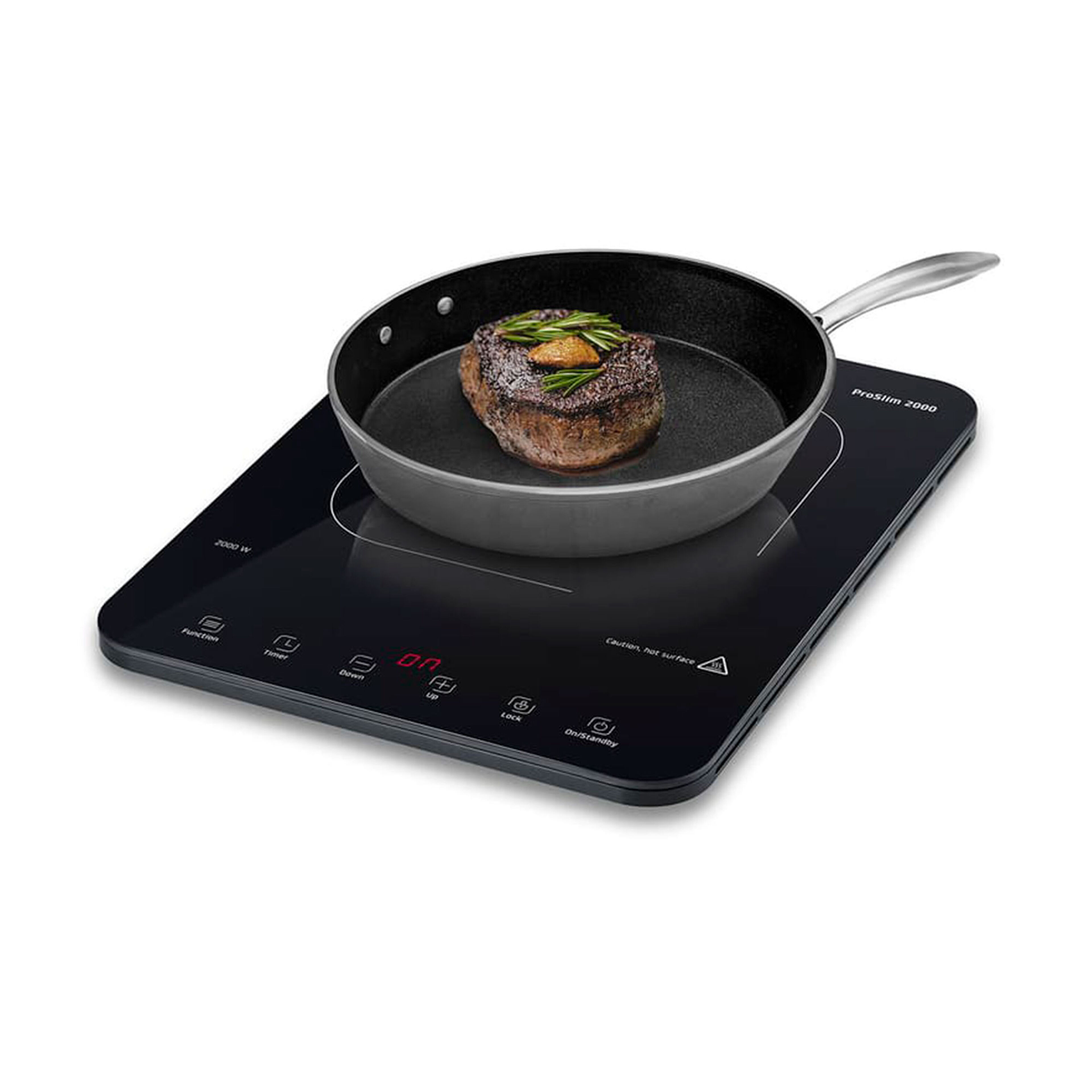 ProSlim 2000 induktionsplatta, svart